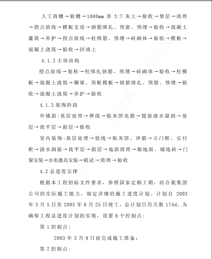 六层砖混结构学生公寓工程施工组织设计(PDF格式)221P