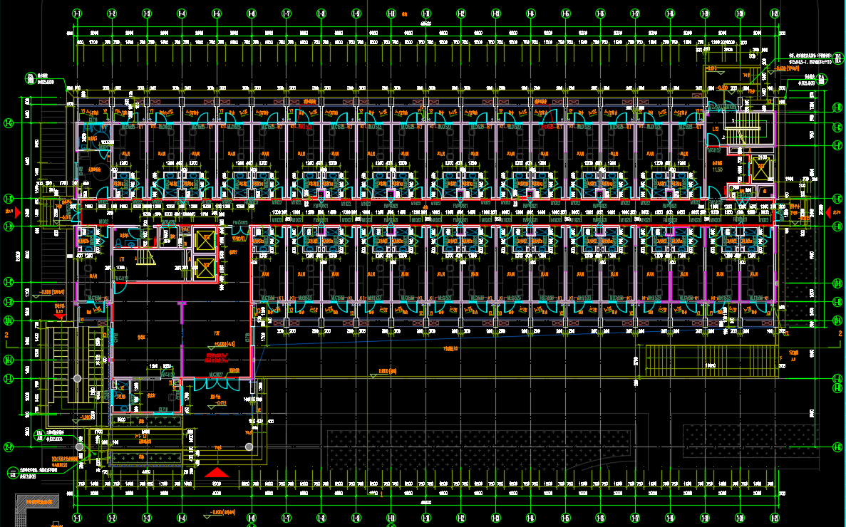 16层公寓建筑全套施工图纸(含水暖电)
