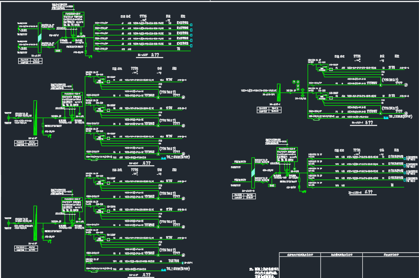 九层航空服务中心X地块电气施工图纸