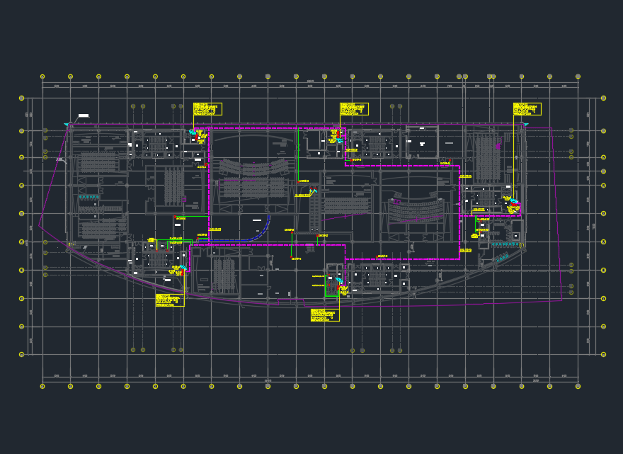 九层航空服务中心X地块电气施工图纸