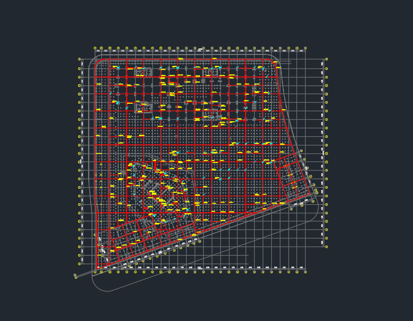 九层航空服务中心X地块电气施工图纸