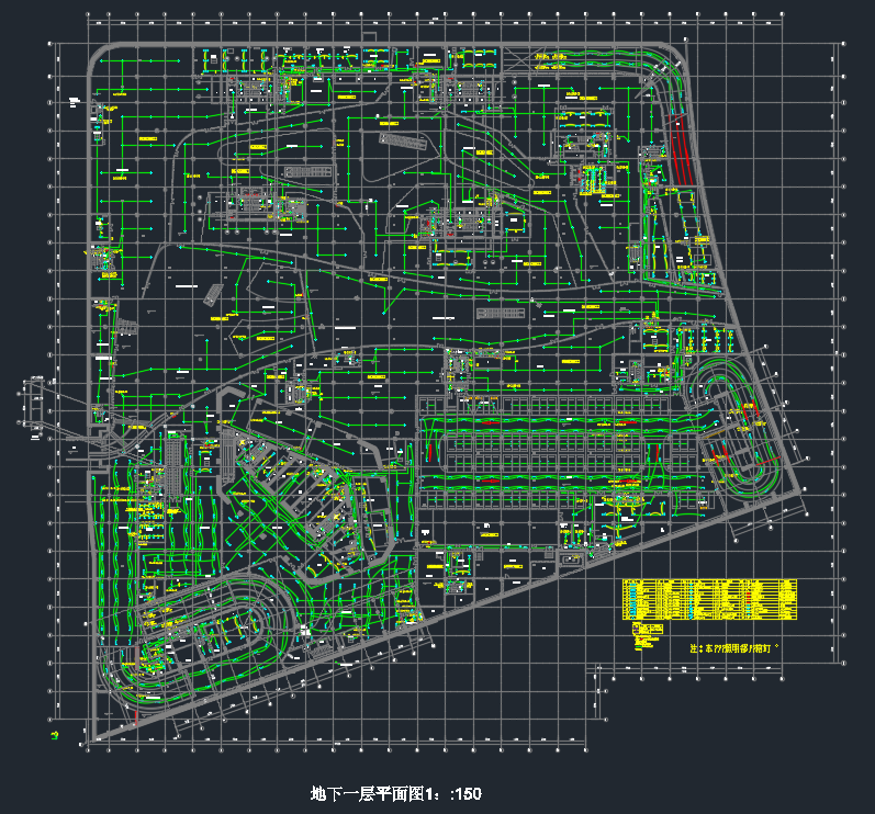 九层航空服务中心X地块电气施工图纸