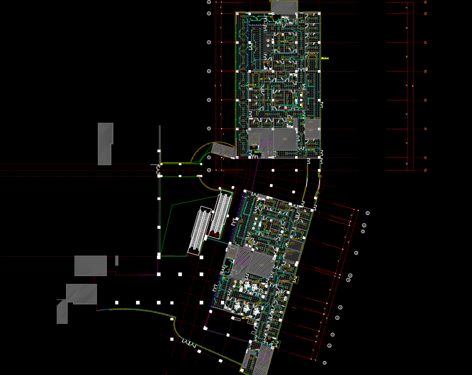 医院室内电气专业施工图纸
