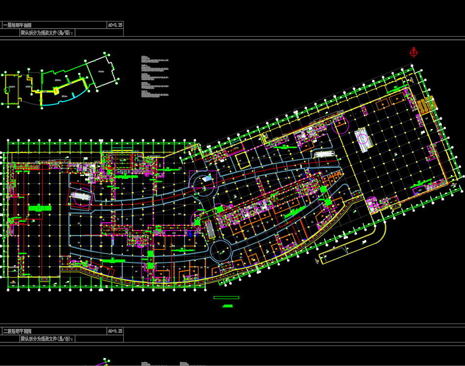 四层商业建筑电气施工图纸