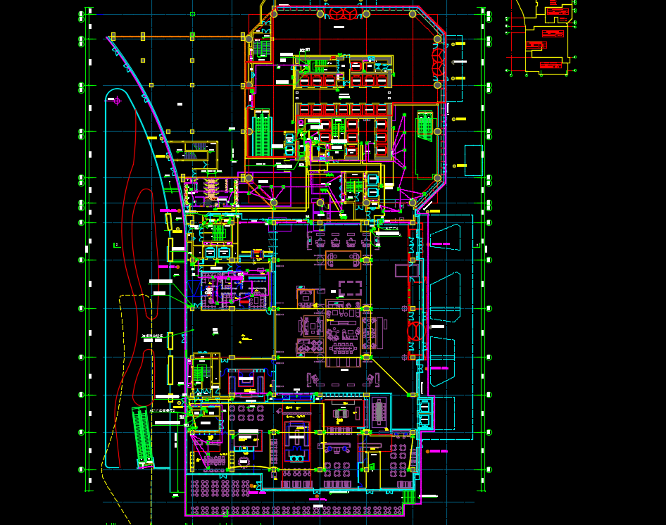 五十一层钢结构框架+核心筒结构综合楼电气施工图纸
