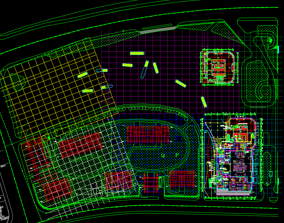 五十一层钢结构框架+核心筒结构综合楼电气施工图纸