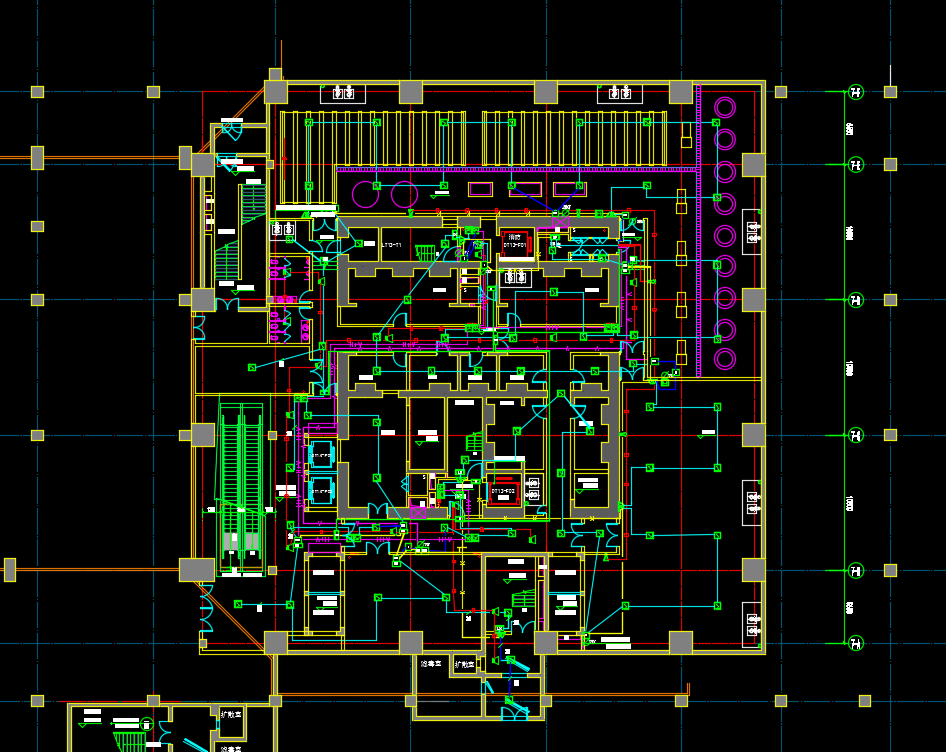 五十一层钢结构框架+核心筒结构综合楼电气施工图纸