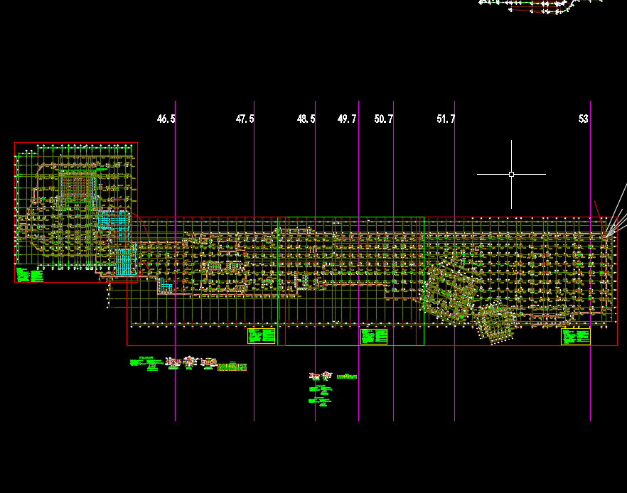 文化阅览中心结构施工图纸