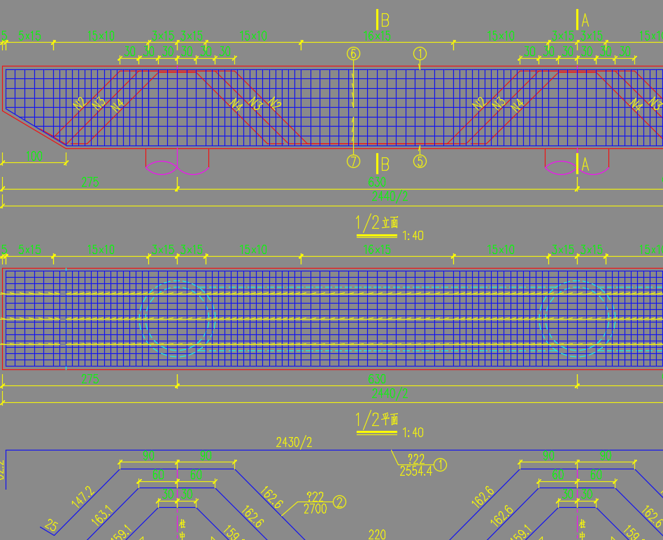 3跨13m预应力混凝土简支空心板梁桥设计图纸