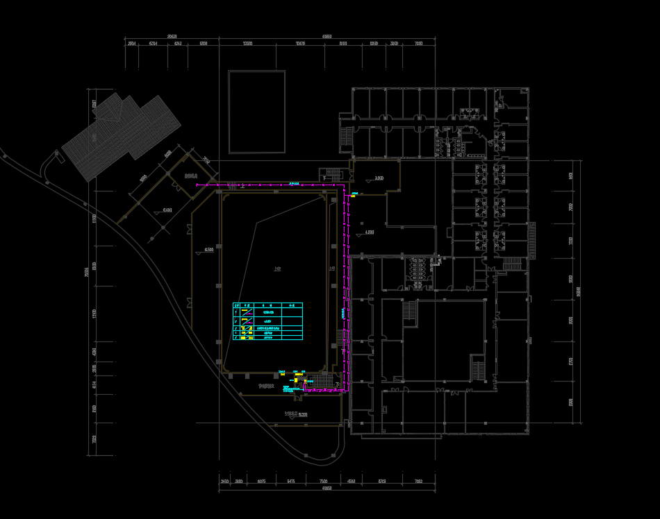 某酒店新增宴会厅及客房电气施工图纸(含计算书)