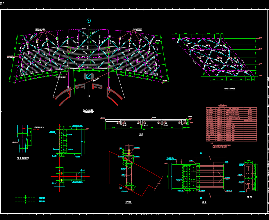 某大剧院建筑工程项目全套施工图纸(含建筑结构水电暖)