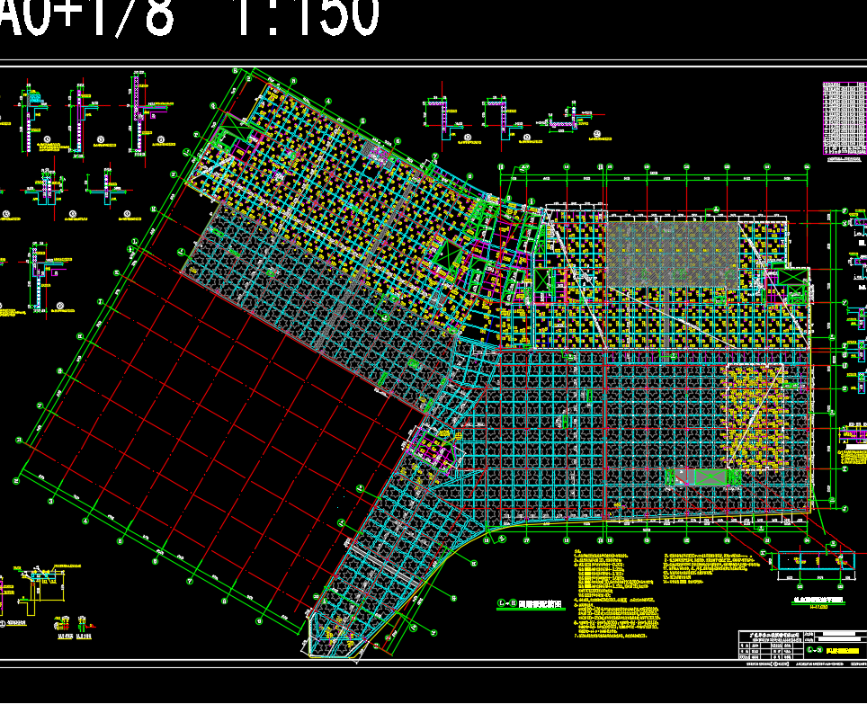 某医院新院区全专业施工图纸 第一部份(建筑、结构、给排水)