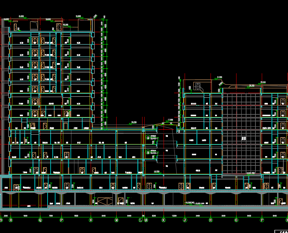 某医院新院区全专业施工图纸 第一部份(建筑、结构、给排水)