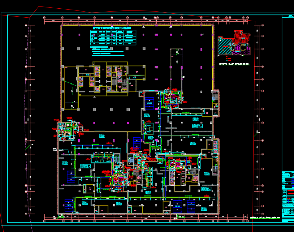 会展总部基地项目人防通风施工图纸