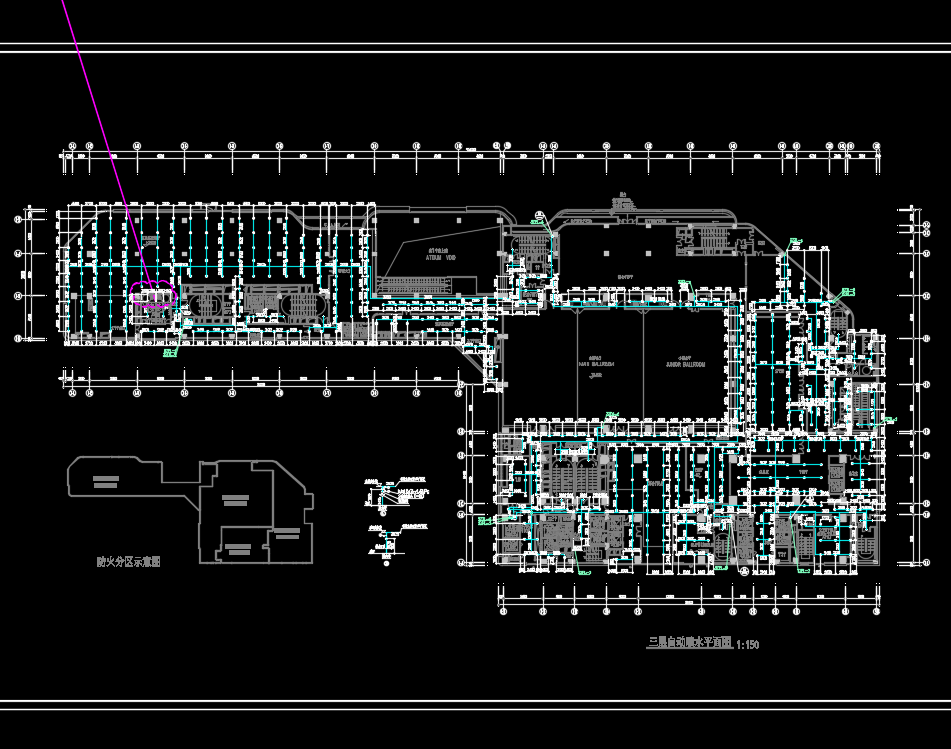 超高层酒店机电施工图纸(水电暖)