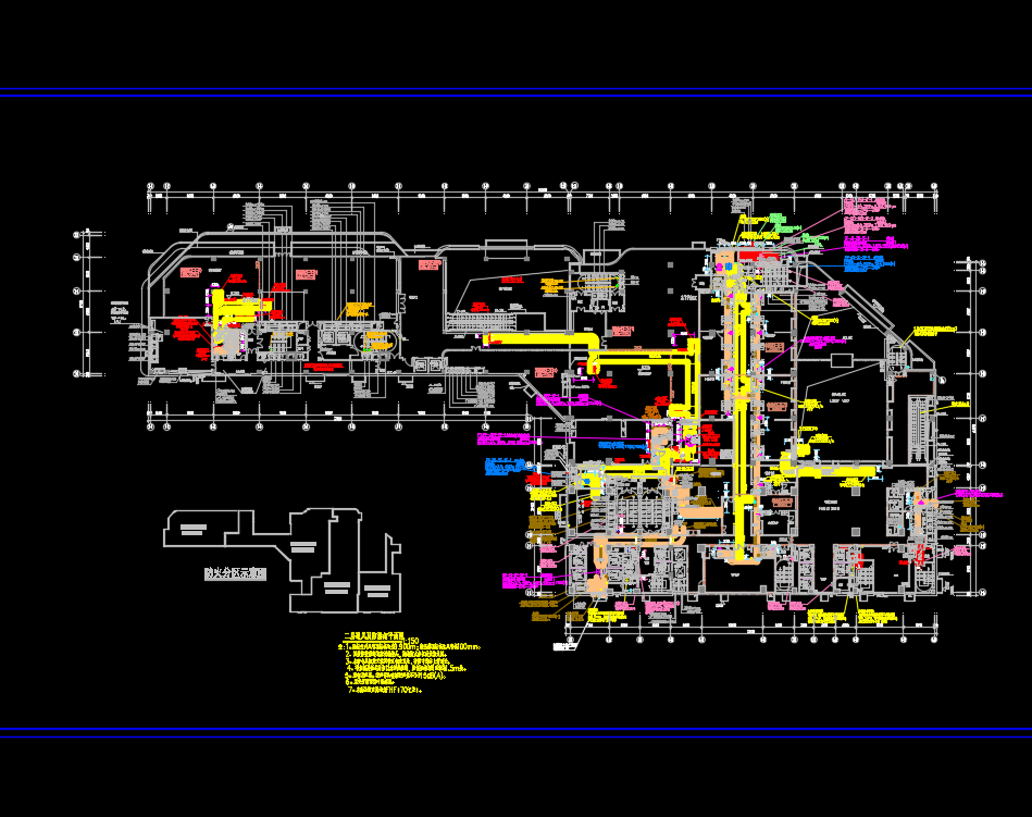 超高层酒店机电施工图纸(水电暖)