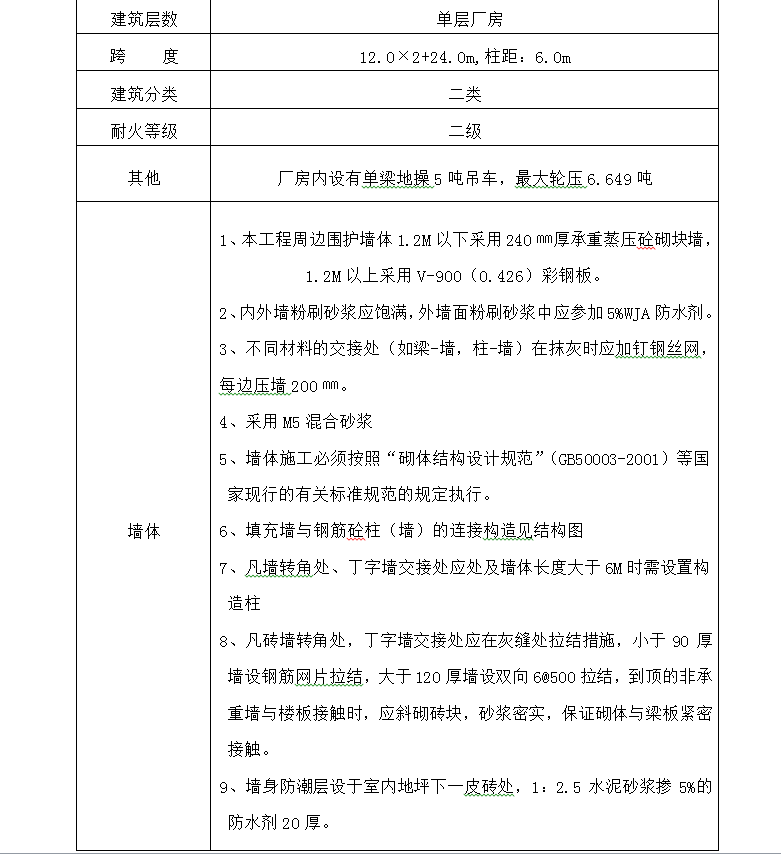 钢结构单层厂房施工方案