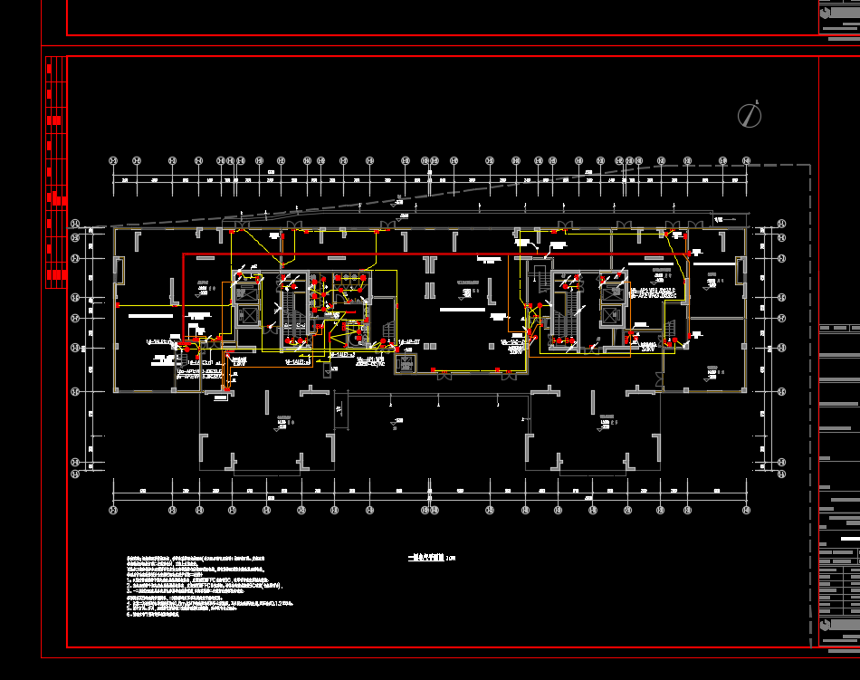 二十九层钢筋混凝土剪力墙结构住宅楼电气施工图纸