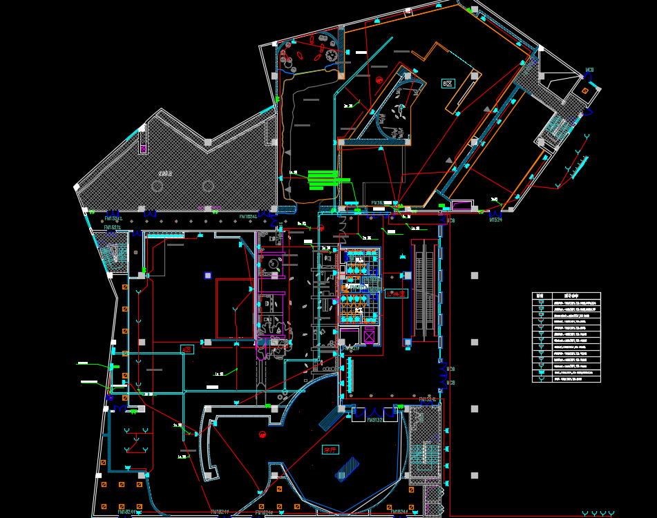 四层博物馆电气竣工图纸