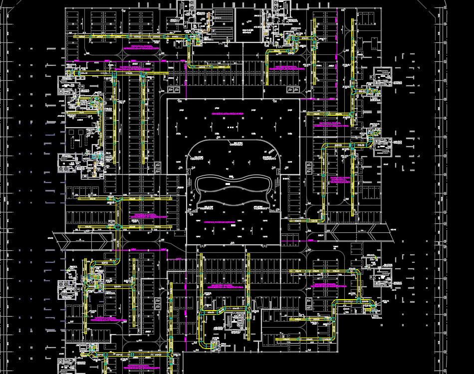 高层住宅建筑通风及防排烟设计施工图纸