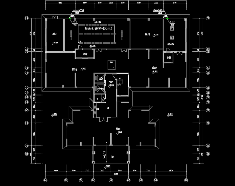 高层住宅建筑通风及防排烟设计施工图纸