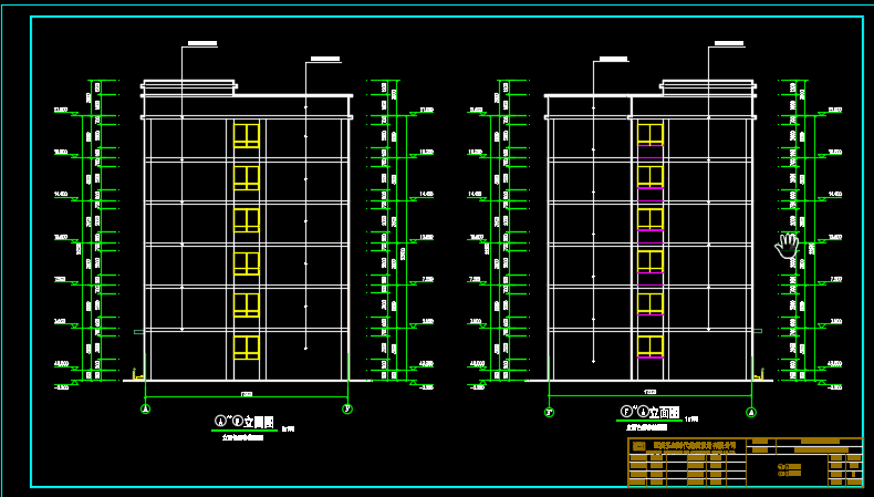 6层框架结构中学女生宿舍楼建筑施工图纸