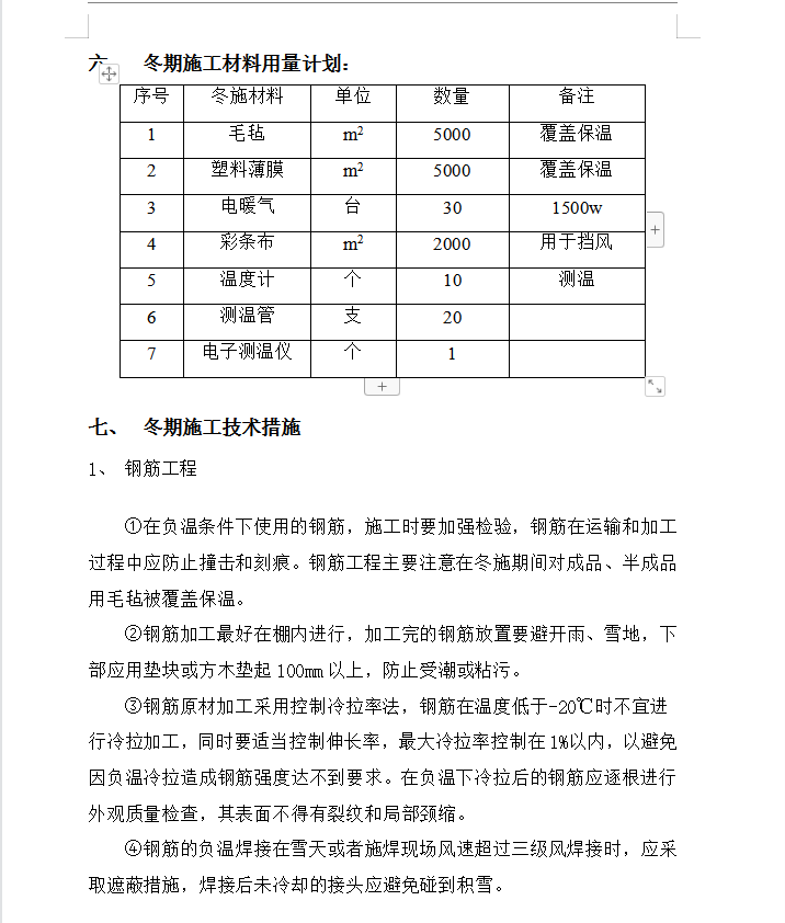 剪力墙结构高层住宅区冬季施工方案 17P