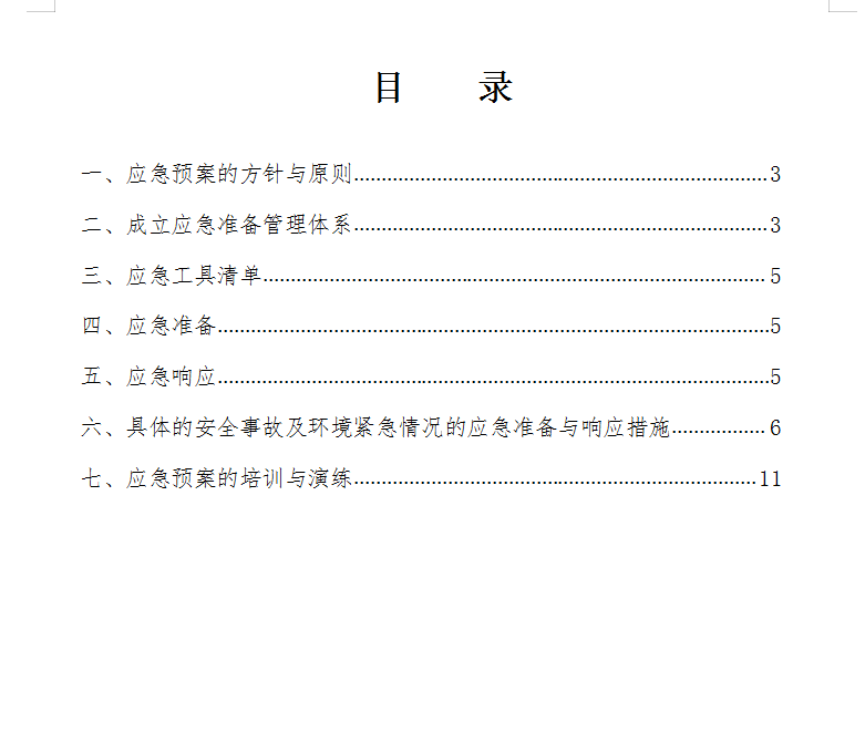 施工应急预案 12P