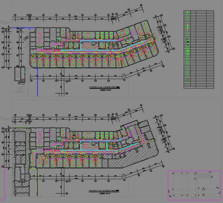 14万平三级甲等综合医院电气施工图纸