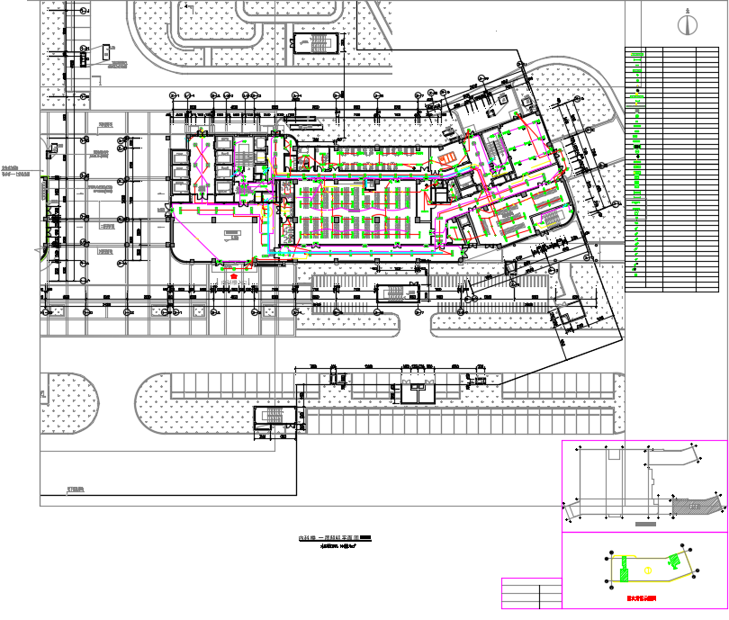 14万平三级甲等综合医院电气施工图纸