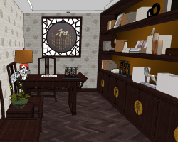 ��ʽ���������鷿װ��SketchUpģ��