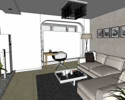 ���ھ�Ʒ����װ��SketchUpģ��