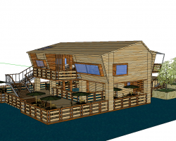 ˮ�ϱ���SketchUpģ��