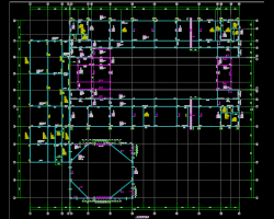 ����ܽṹ��ѧ¥�ṹʩ��ͼֽ(��������ˮů�磩