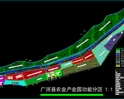 农业产业园规划总平面图