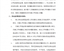 土建及安装工程旁站监理细则 13P