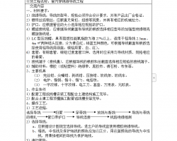 管内穿绝缘导线工程技术交底 16P