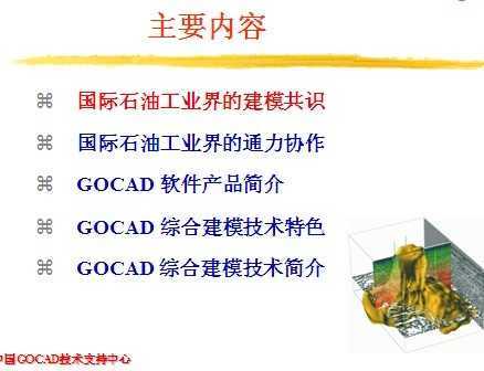 GOCAD �Ͳ���ά�ۺϵ��ʽ�ģ����