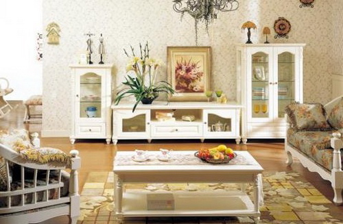 田园风格客厅电视背景墙 你会感觉到安逸 田园风格客厅电视背景墙 你会感觉到安逸